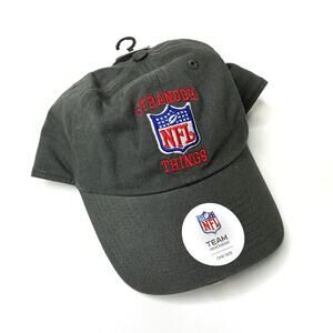 NFL Stranger Things Charcoal Gray Cap Adjustable NWT ONE SIZE